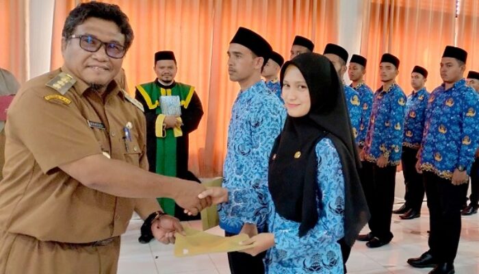 124 CPNS Pidie Terima SK 100 Persen