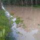 KAWASAN permukiman dan rumah warga serta jalan di Desa Perkebunan Sei Balai sempat terendam banjir kiriman diduga dampak tersumbatnya bendungan.Waspada/Ist