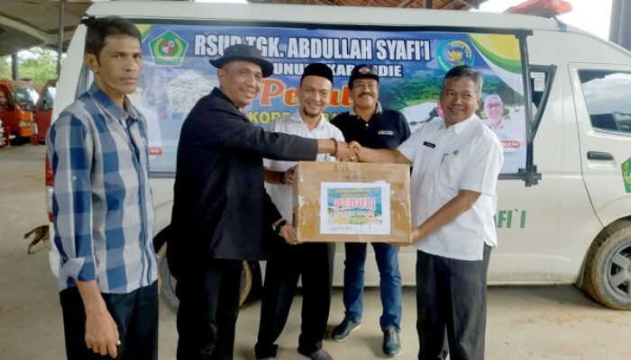 Bantuan Pemkab Pidie Untuk Korban Banjir Aceh Tamiang Disalurkan