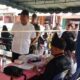 BUPATI Batubara Ir.H.Zahir, M.AP didampingi Forkopimda, termasuk Dandim 0208/As saat meninjau pelaksanaan Pilkades serentak di 34 desa. Waspada/Iwan Has