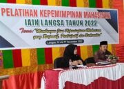 Marzuki Hamid Motivasi PesertaPelatihan Kepemimpinan Mahasiswa IAIN Langsa