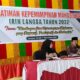 Mantan Wakil Wali Kota Langsa Dr H Marzuki Hamid, MM saat memberikan motivasi peserta pelatihan kepemimpinan mahasiswa IAIN Langsa tahun 2022 di Aula Barat Biro AUAK kampus setempat, Rabu (16/11). Waspada/dede