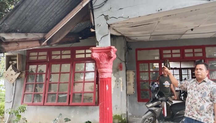 Kantor Satpol PP Dan WH Agara Nyaris Roboh
