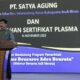 Menteri ATR/Kepala BPN, Hadi Tjahjanto, saat memberikan sambutan dan arahan pada acara Peresmian Pabrik Kelapa Sawit PT. Satya Agung dan Penyerahan Sertifikat Plasma di Kec.Geurudong Pase, Aceh Utara, Rabu (16/11). (Waspada/Ist)