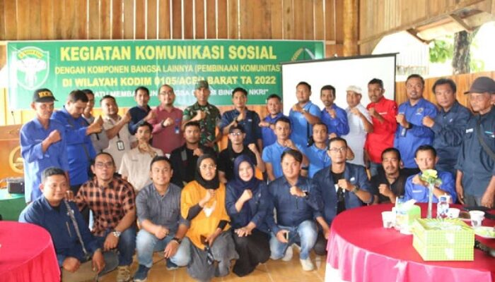 Dandim 0105/Abar Undang Insan Pers Perkuat Sinergi Dan Jalin Silaturahmi