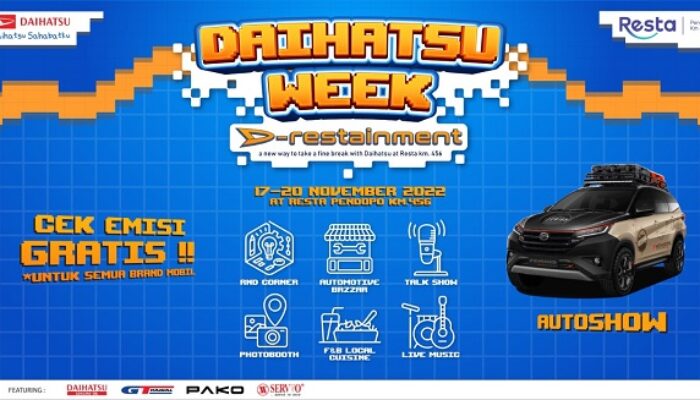 Daihatsu Week 2022 Hadir Perdana di Resta Pendopo KM 456A Jawa Tengah