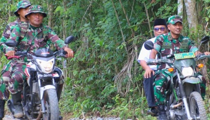 Didampingi Pj Bupati Pidie, Tim Wasev TNI Tinjau TMMD Di Tiro