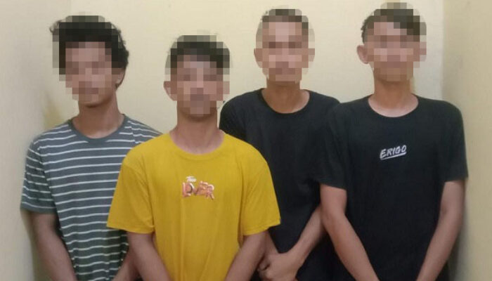 Curi HP Dan Laptop, Empat Pemuda Ditangkap