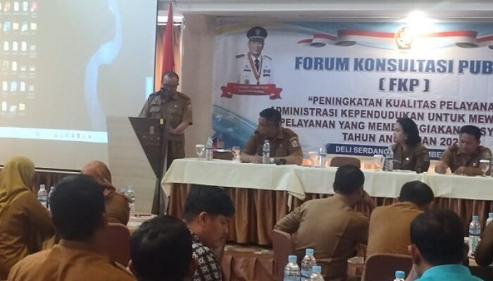 Disdukcapil DS Gelar Forum Konsultasi Publik