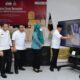 BUPATI Batubara, Ir. H. Zahir, MAP pada peluncuran aplikasi E-Diskopukm yang dirangkaikan dengan pembukaan Focus Group Discussion (FGD) di Aula Budi Dharma Kec Air Putih.Waspada/Iwan Has
