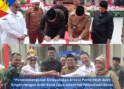 Jamin Kebutuhan Beras Aceh Singkil, Marthunis Teken Kesepakatan Surplus Beras Abdya