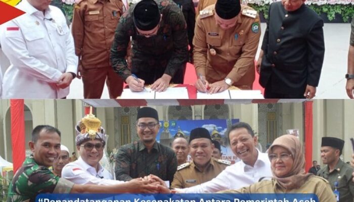 Jamin Kebutuhan Beras Aceh Singkil, Marthunis Teken Kesepakatan Surplus Beras Abdya