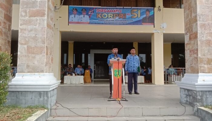 HUT Korpri, Wali Kota Subulussalam Bacakan Amanat Presiden RI