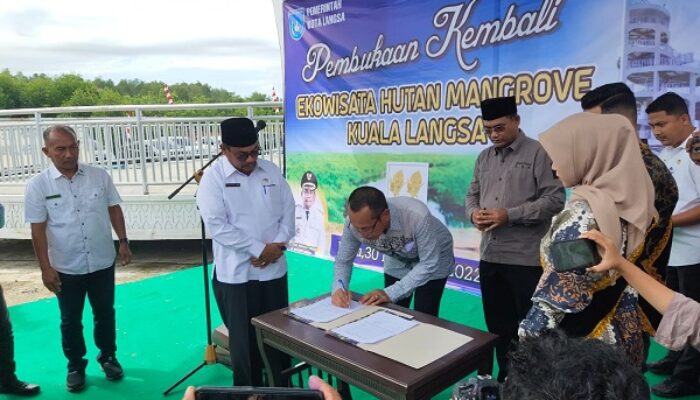 Ekowisata Mangrove Kuala Langsa Kembali Dibuka