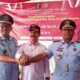 Kakanwil Kemenkum HAM Aceh Meurah Budiman pimpin acara Sertijab Kalapas Lhokseumawe lama Erry Taruna diganti oleh PLt. Efendi, Rabu (30/11) berlangsung di halaman Lapas Klas II A Kota Lhokseumawe. Waspada/Zainuddin Abdullah