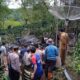 Rumah warga terbakar di Sabun Timur Kecamatan Kute Panang.Waspada.id/Sumarsono