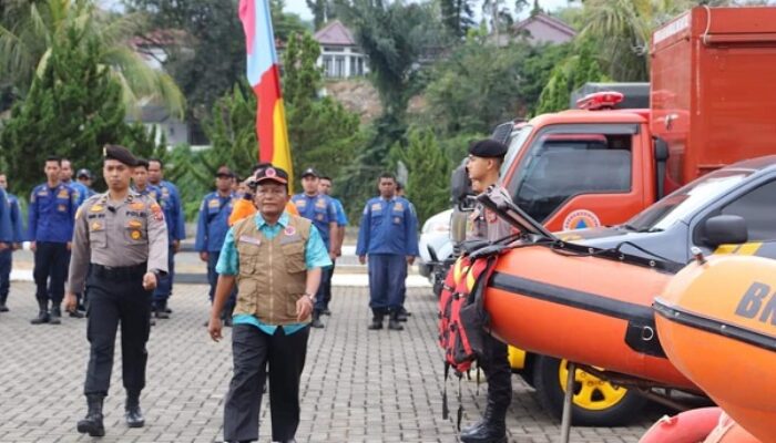 Pemkab Madina Laksanakan Apel Kesiapsiagaan Penanggulangan Bencana