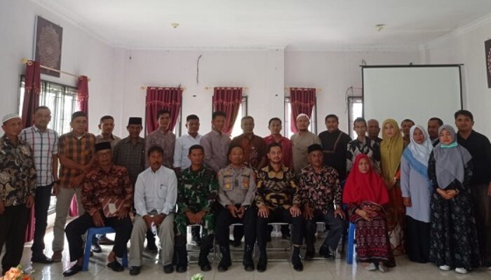Kapolsek Langsa Barat Rajut Silaturahmi Bersama Unsur Muspika