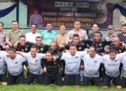 Kapolres Agara Silaturahim Komunitas Sepakbola