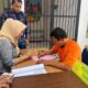 KEJARI Medan menerima pelimpahan tersangka kasus dugaan penistaan agama, Rabu (23/11). Waspada/ist