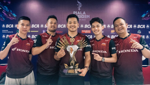 Tim NFT Esports berhasil keluar sebagai juara Piala Presiden Esports 2022 untuk cabang game PUBG Mobile.