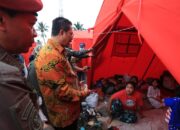 Kunjungi Posko Pengungsian Gempa Cianjur, Mahyudin Sampaikan Sumbangan