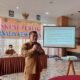 KEPALA Bidang Kesehatan Masyarakat Dinkes Sumut, Hery Valona Ambarita saat Diskusi Publik dengan Forum Wartawan Kesehatan (Forwakes) Sumut di Swiss Bell Internasional Hotel Medan, Selasa (29/11). Waspada/Ist