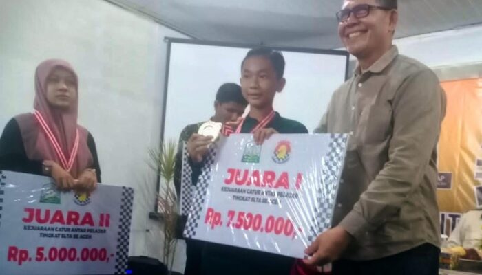 Santri Ponpes Yapila Juara Catur Tingkat Provinsi Aceh