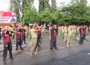 TNI-Polri Aceh Tenggara Kompak Olahraga Bersama