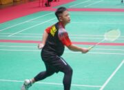 Laga Sengit Darrel Kontra Azril Warnai Hari Kedua Kejurkot PBSI Medan