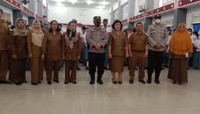 Apel Pembinaan Karakter, Wakapolsek Medan Area Ajak Siswa/i SMAN 8 Medan Hindari Kenakalan Remaja
