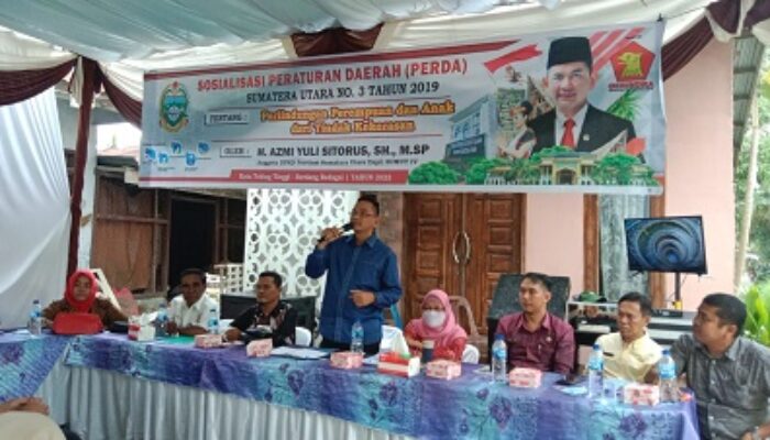 Anggota DPRDSU Azmi Yuli Sitorus Gelar Sosper Perlindungan Perempuan Dan Anak Dari Tindak Kekerasan