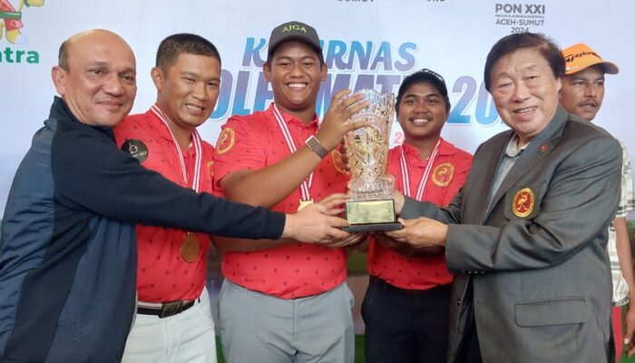 Golf Sumut Cetak Sejarah Dulang Emas Kejurnas