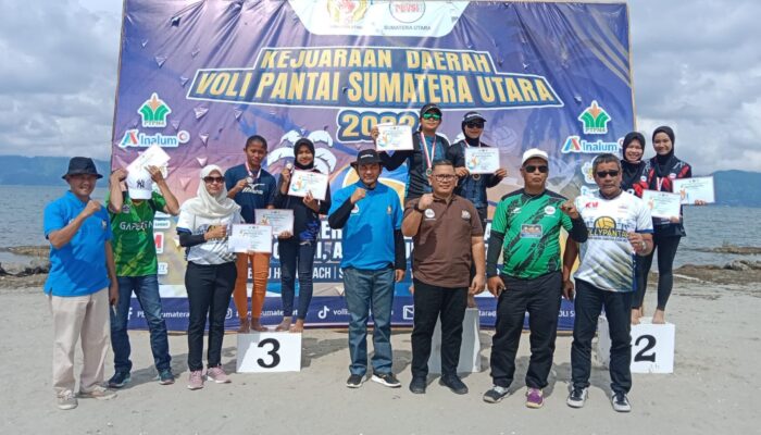 Kejurda Voli Pantai PBVSI Sumut Sukses