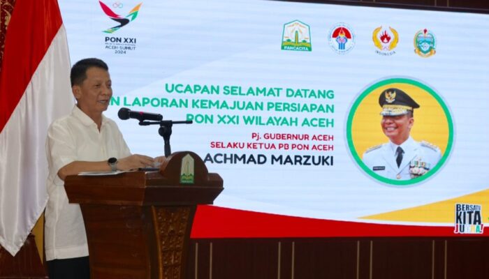 Sambut Menpora, Pj Gubernur Aceh Dan Gubsu Sampaikan Persiapan PON 2024