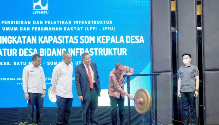 Dibuka Gubsu, Pelatihan Peningkatan Kapasitas SDM Kepala Desa dan Aparatur Bidang Infrastruktur Kabupaten Batubara Sukses
