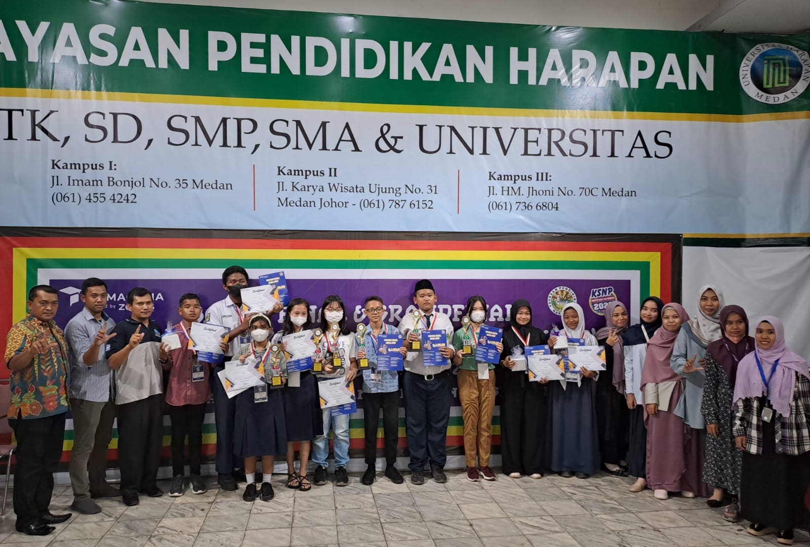 323 Siswa Ikut Grand Final KSNP Di SMA Harapan Medan