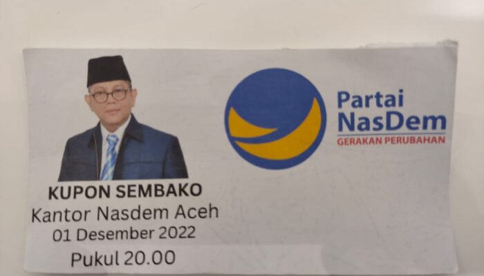 Jelang Kunjungan Anies, Nama Ketua NasDem Aceh Dicatut