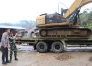 Kapolres Madina-Dandim 0212/TSAmankan Barbut Tambang Ilegal