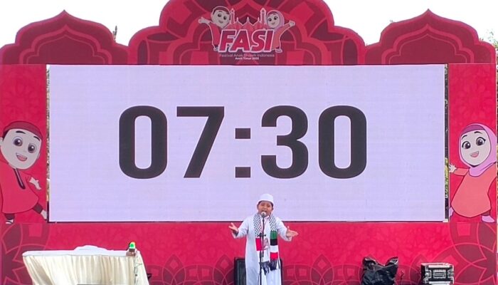 Puluhan Da’i Cilik Tampil Memukau Di FASI Aceh Timur