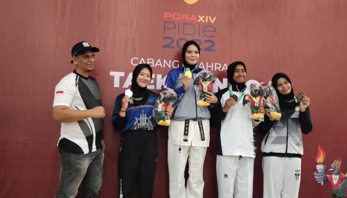 Atlet Taekwondo Aceh Tamiang Raih Medali Pora