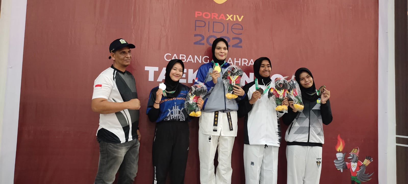 Atlet Taekwondo Aceh Tamiang Raih Medali Pora