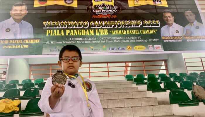 Ikut Kejuaraan Taekwondo Championship Fakhri Raih Perak