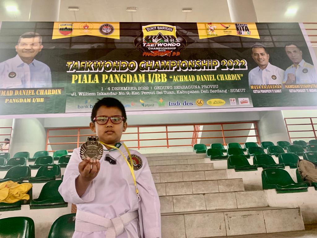 Ikut Kejuaraan Taekwondo Championship Fakhri Raih Perak