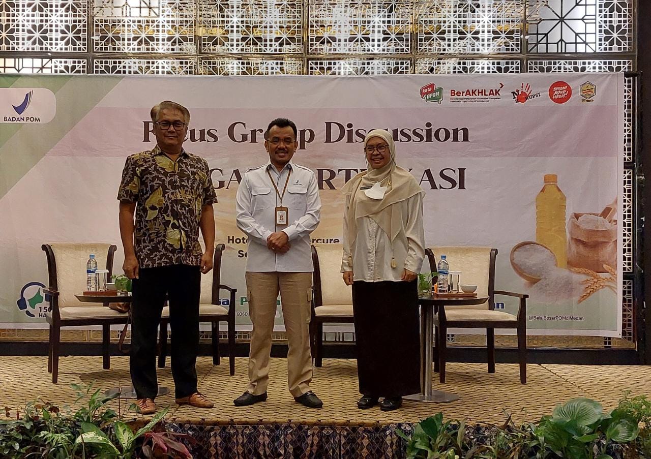 BBPOM Medan Gelar FGD Pengawasan Pangan Fortifikasi