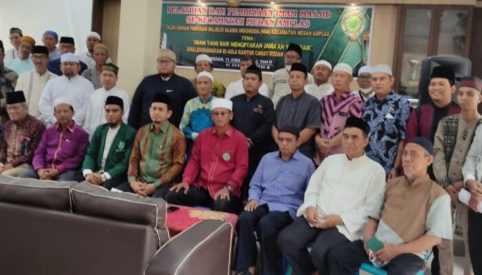 MUI Medan Amplas Gelar Pembinaan Dan Pelatihan Imam Masjid