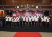 Bupati Taput dan Toba Hadiri Pelantikan Pengurus PWI Bonapasogit di Tarutung