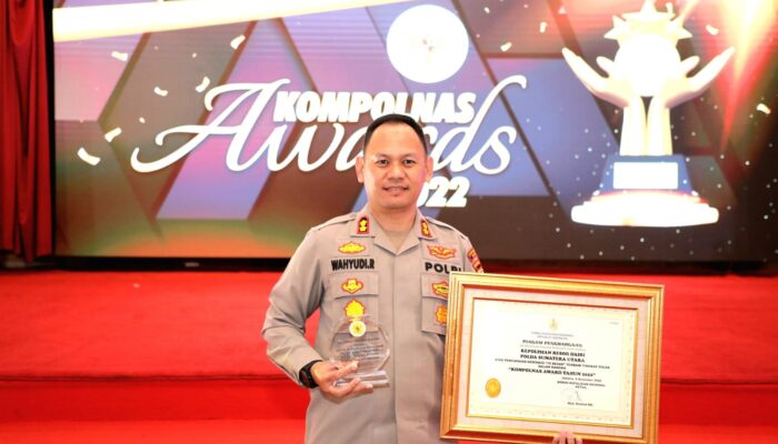Kapolres Dan Kapolsek Sidikalang Kota Raih Kompolnas Awards Tahun 2022