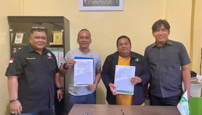 <em>DD Waspada dan Gojek Mitra Kamtibmas MoU Penyaluran Infak Sedekah</em>