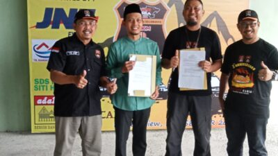<em>Anniversary ke 3, Panther Mania Kota Medan bersama Yonkav 6/NK adakan Santunan dan MOU Forum Zakat</em>